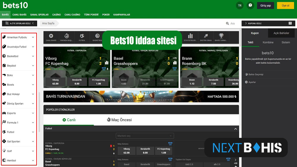 Bets10 iddaa sitesi