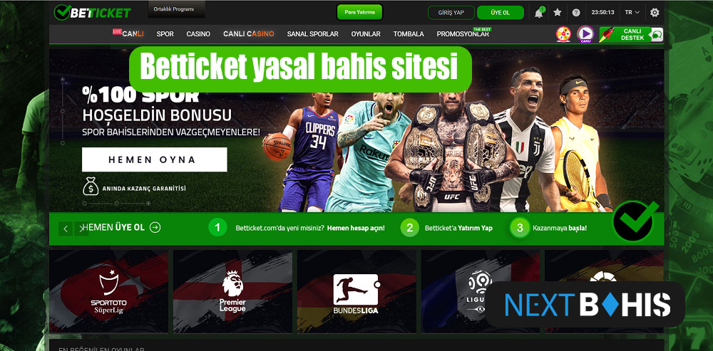Betticket yasal bahis sitesi